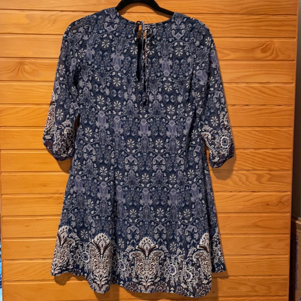 3/$15 Layered chiffon boho dress - Picture 4 of 4